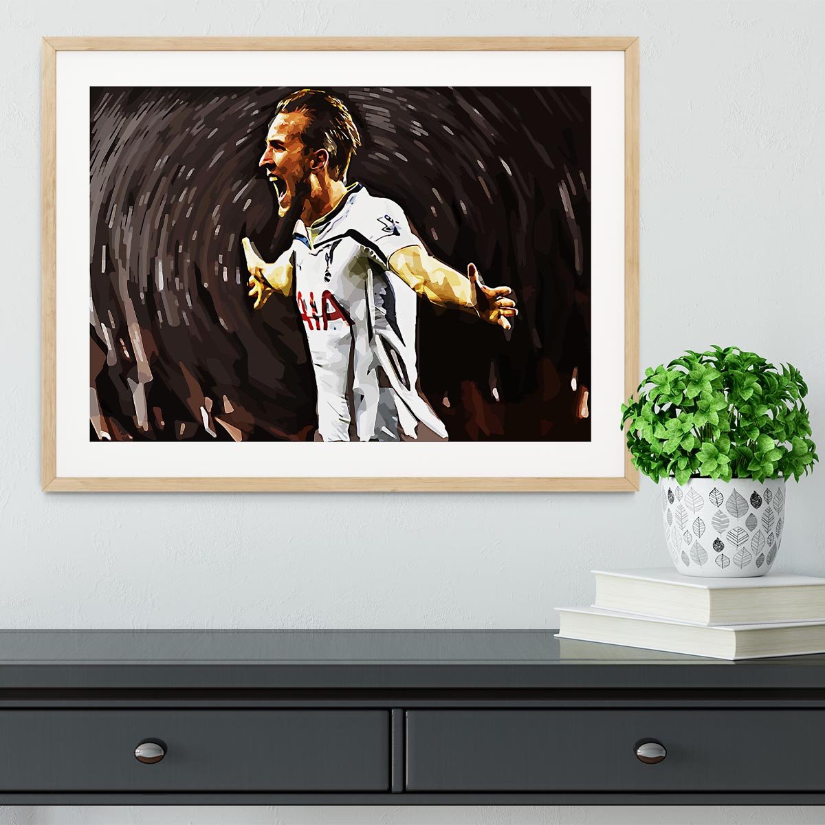 Harry Kane Framed Print - Canvas Art Rocks - 3