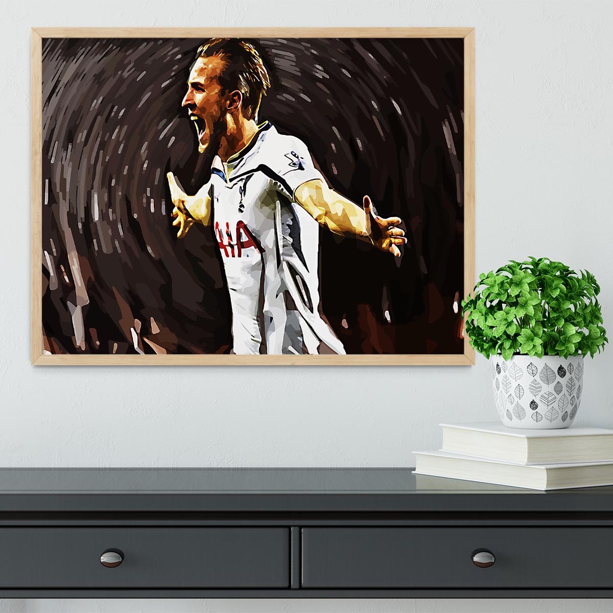 Harry Kane Framed Print - Canvas Art Rocks - 4