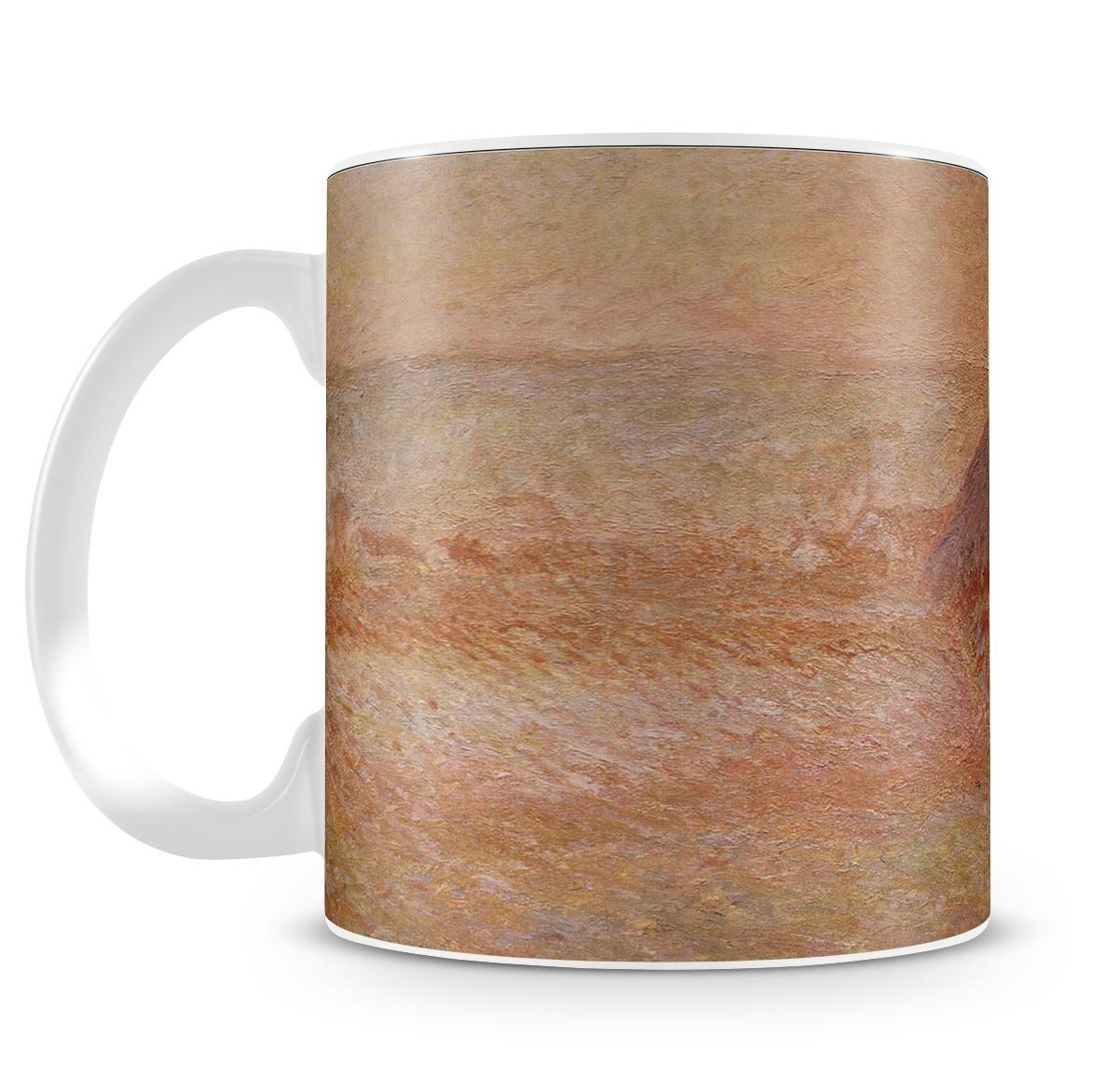 Haystacks at sunset by Monet Mug - Canvas Art Rocks - 4