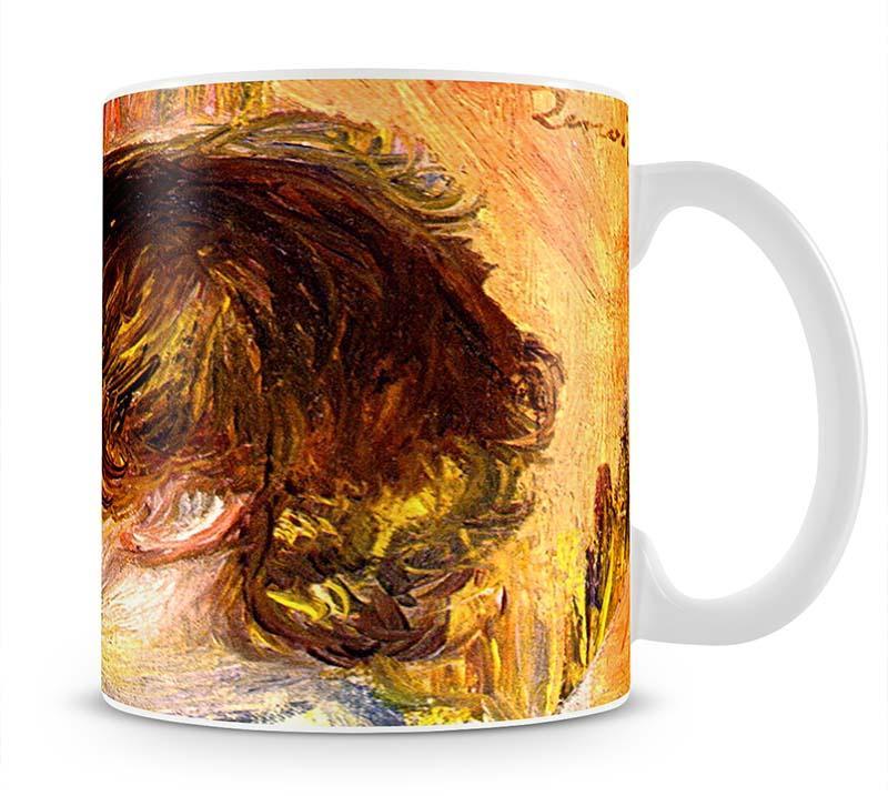 Head of a young girl by Renoir Mug - Canvas Art Rocks - 1