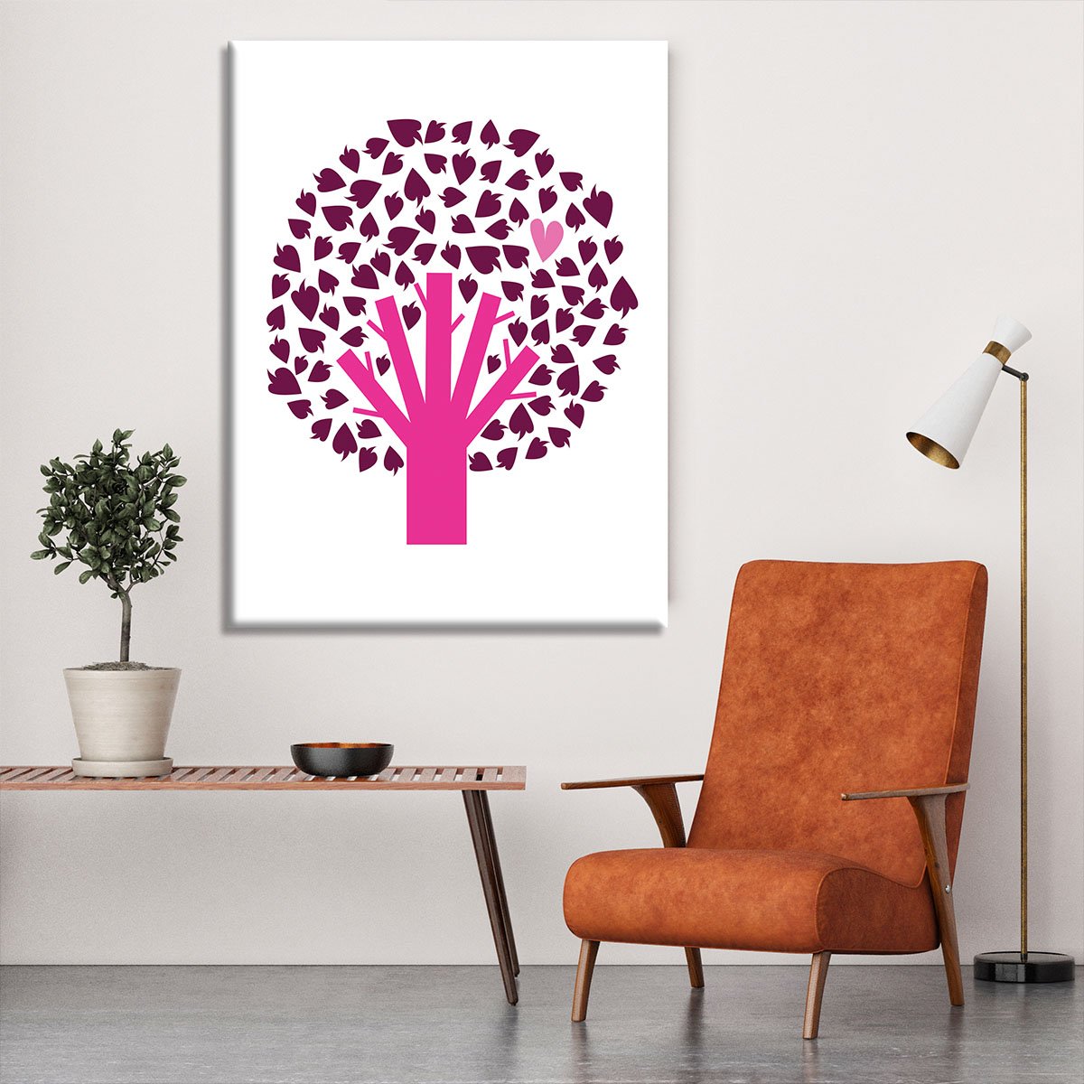 Heart Tree Canvas Print or Poster