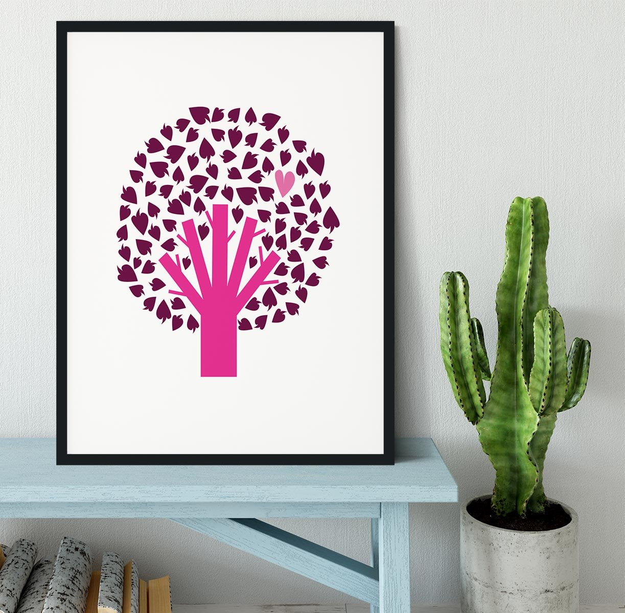 Heart Tree Framed Print - Canvas Art Rocks - 1