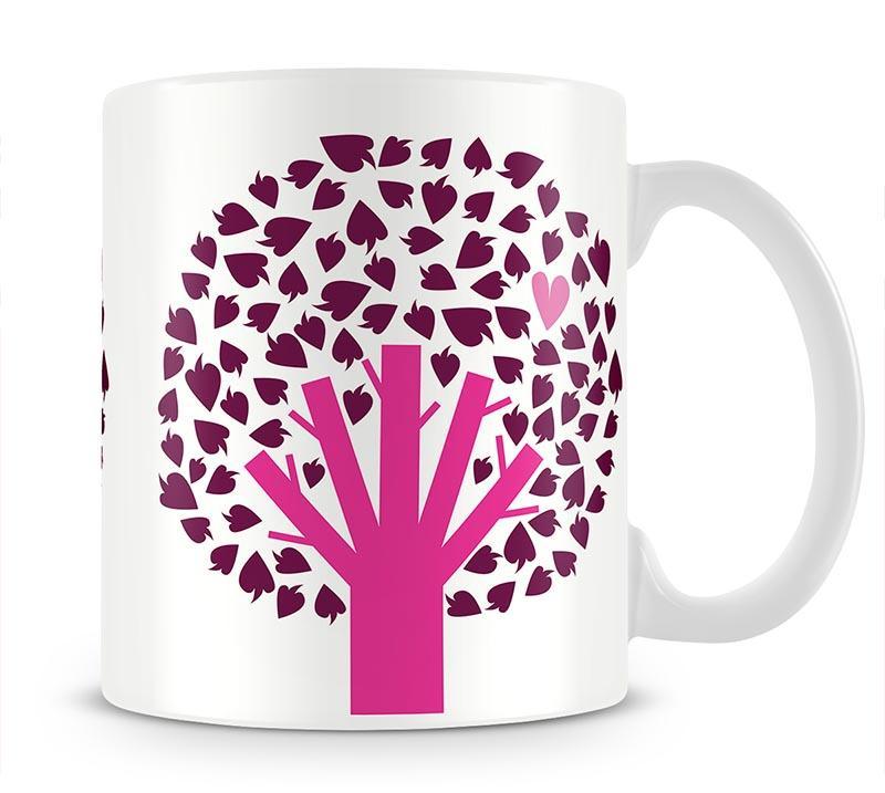 Heart Tree Mug - Canvas Art Rocks - 1