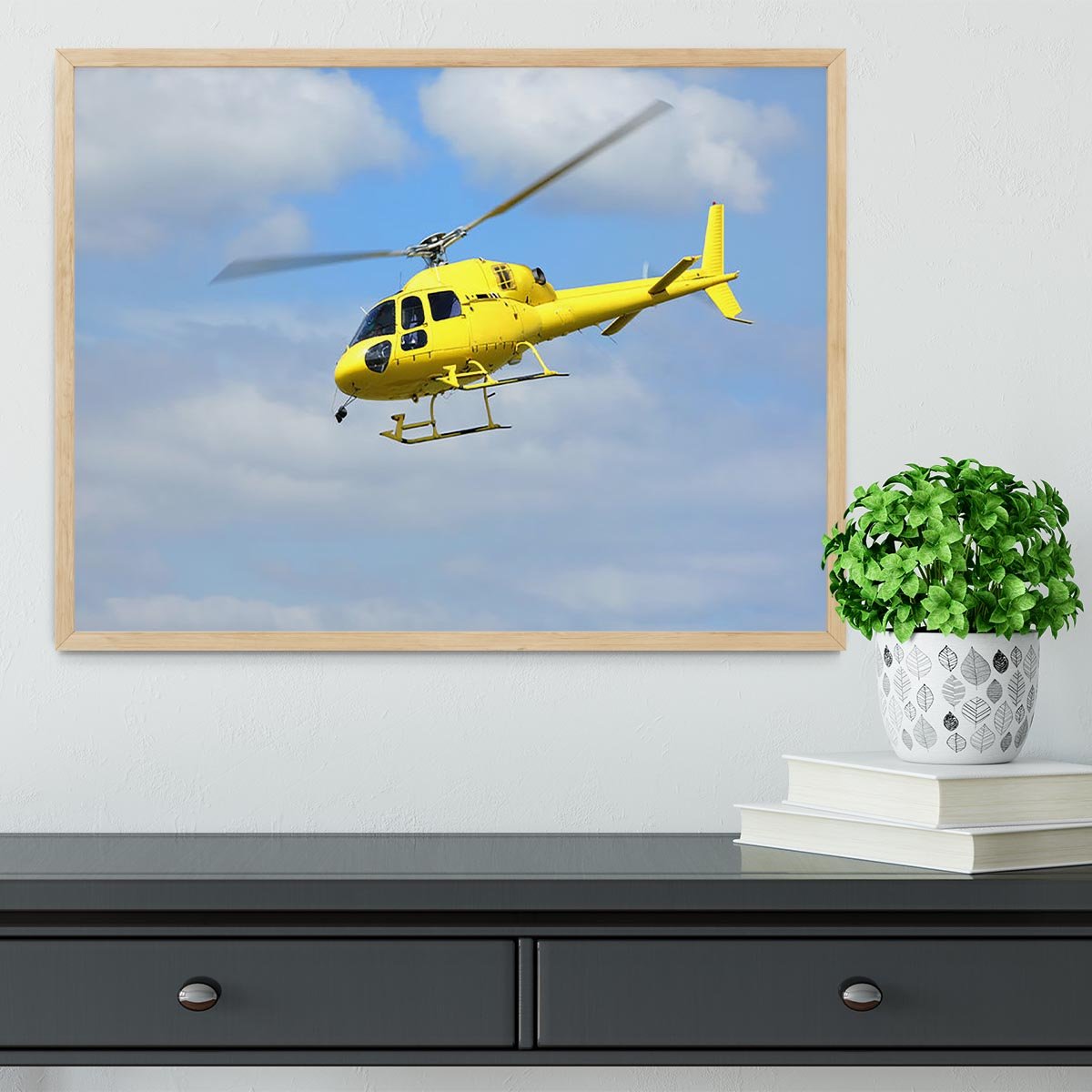 Helicopter rescue Framed Print - Canvas Art Rocks - 4