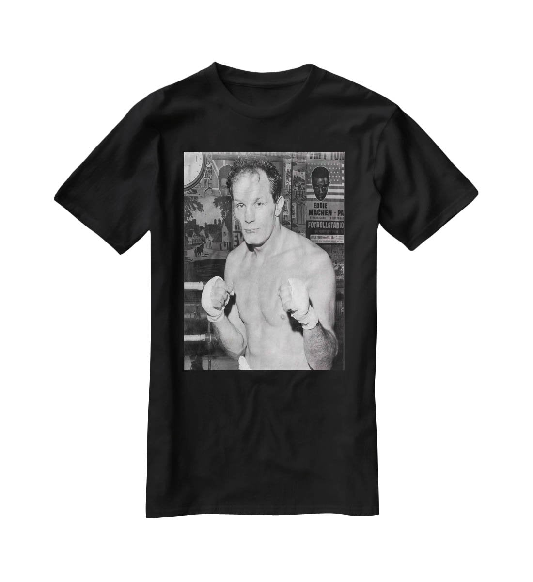 Henry Cooper boxer T-Shirt - Canvas Art Rocks - 1