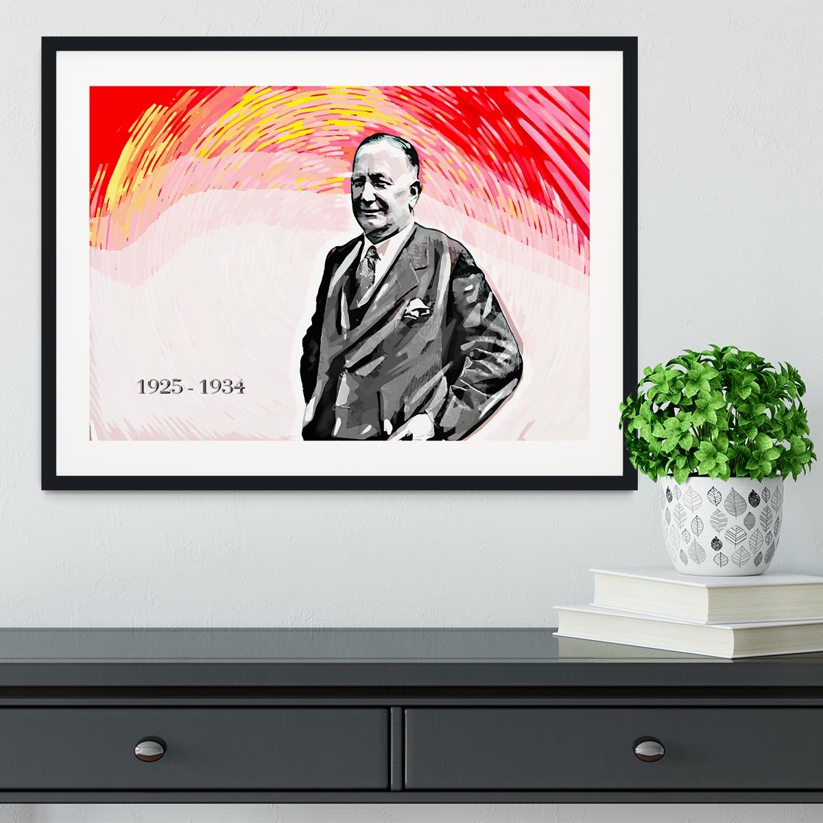 Herbert Chapman Framed Print - Canvas Art Rocks - 1