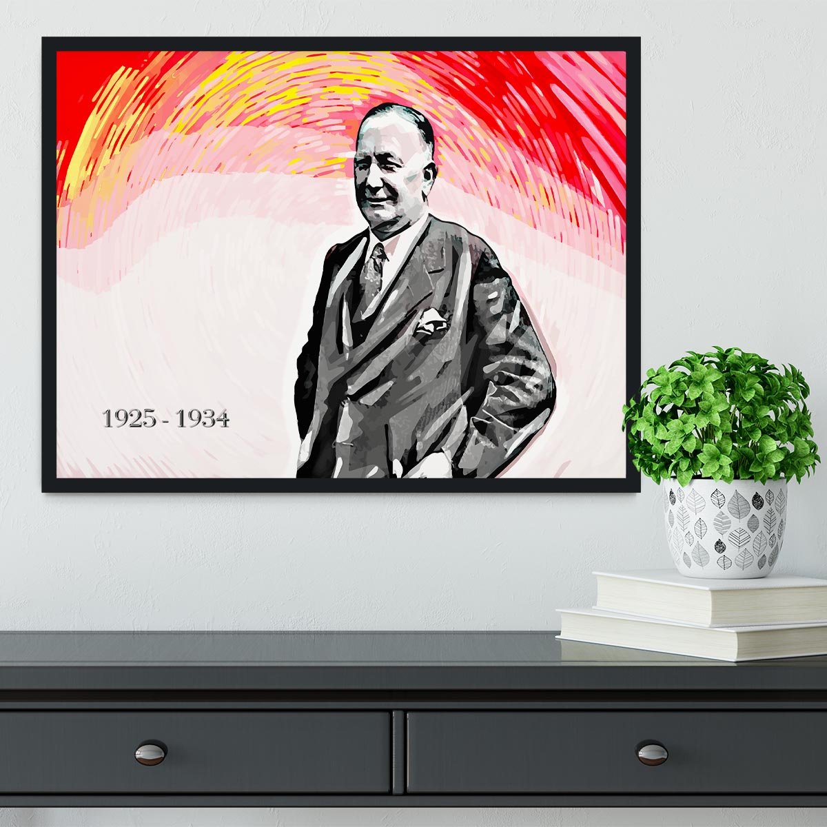 Herbert Chapman Framed Print - Canvas Art Rocks - 2