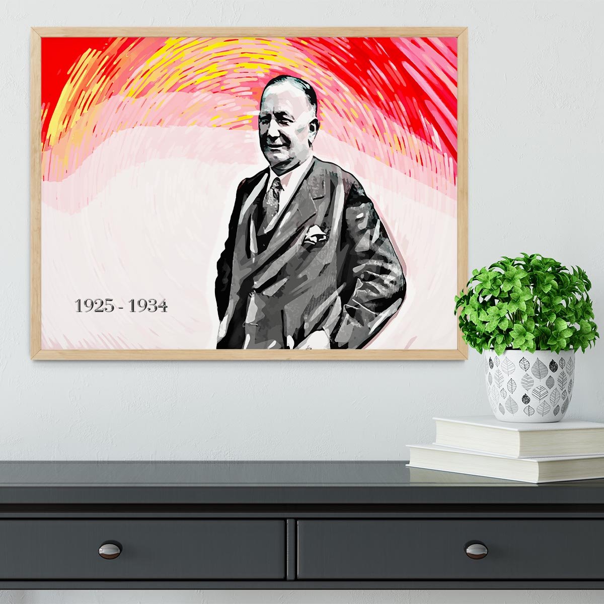 Herbert Chapman Framed Print - Canvas Art Rocks - 4