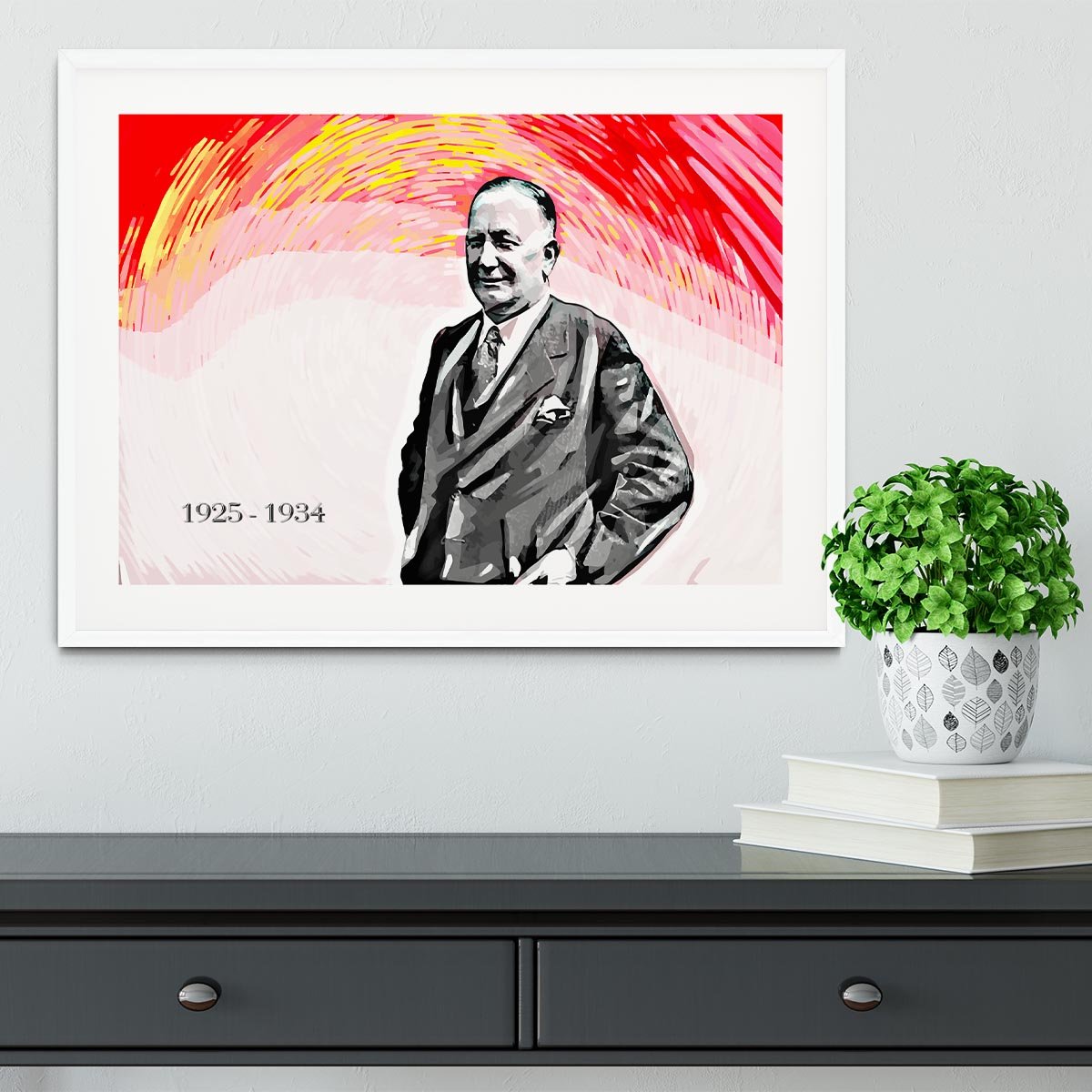 Herbert Chapman Framed Print - Canvas Art Rocks - 5