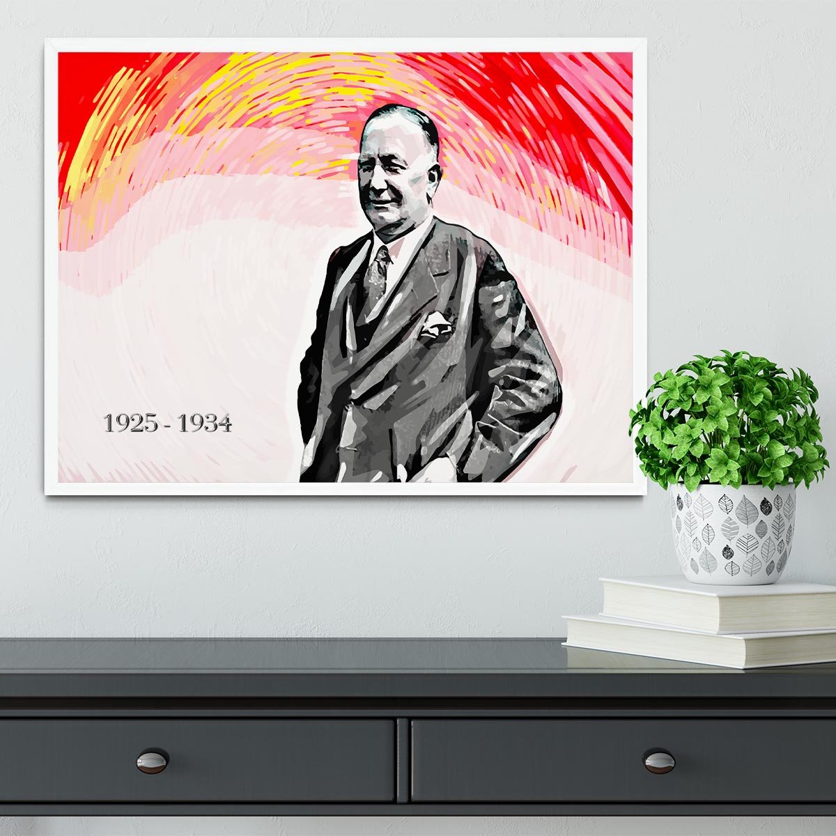 Herbert Chapman Framed Print - Canvas Art Rocks -6