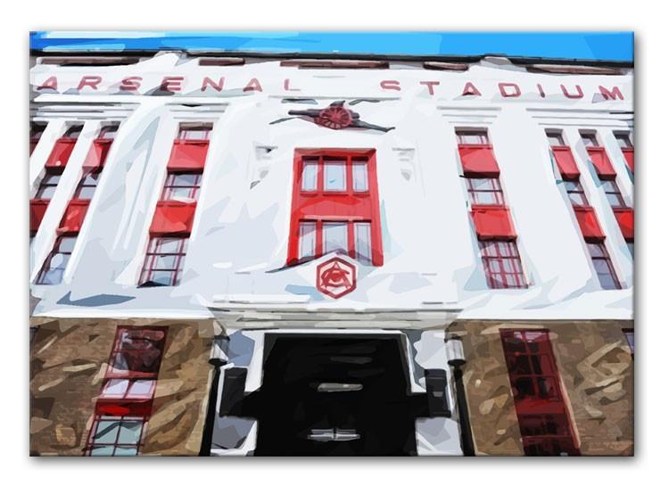 Highbury Stadium Print - Canvas Art Rocks - 1