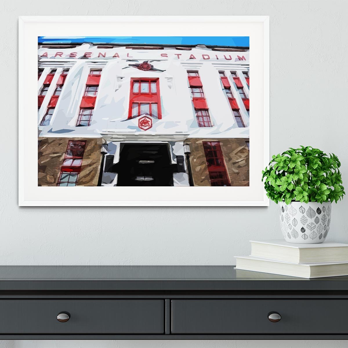 Highbury Stadium Framed Print - Canvas Art Rocks - 5