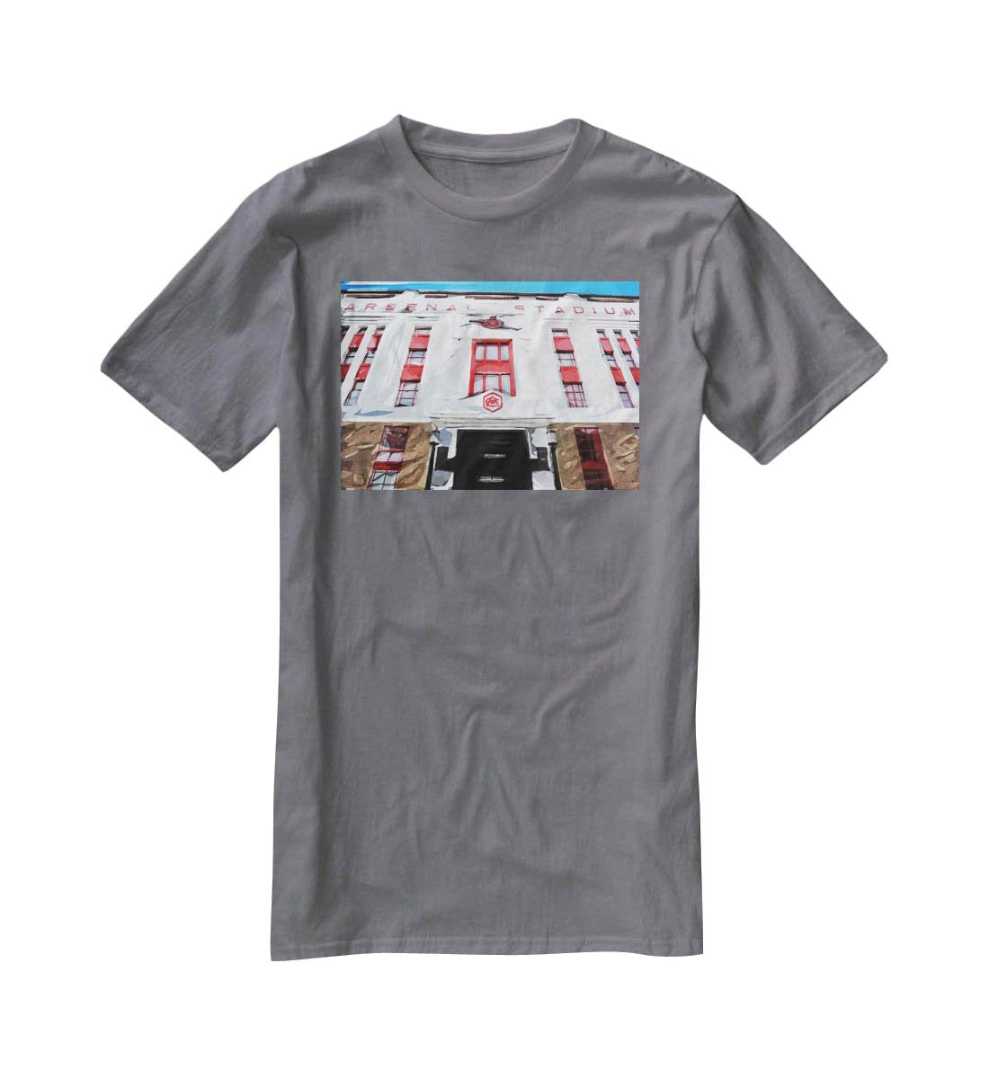 Highbury Stadium T-Shirt - Canvas Art Rocks - 3