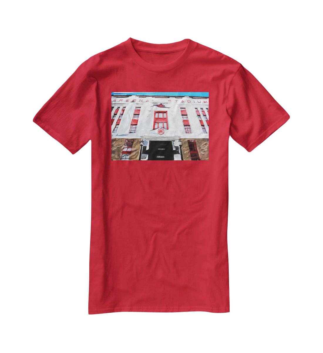 Highbury Stadium T-Shirt - Canvas Art Rocks - 4