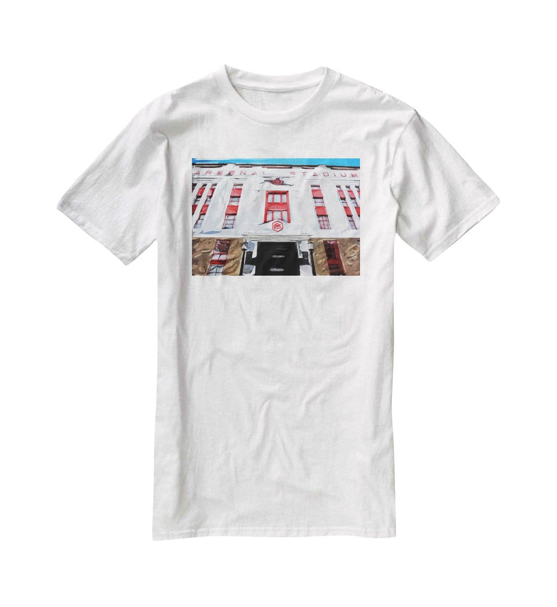 Highbury Stadium T-Shirt - Canvas Art Rocks - 5