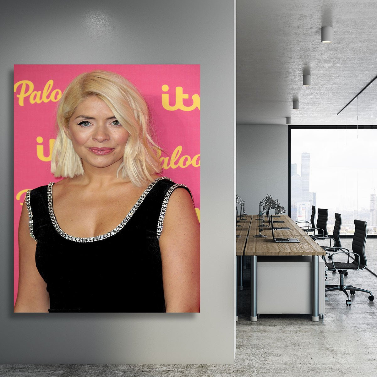 Holly Willoughby Canvas Print or Poster