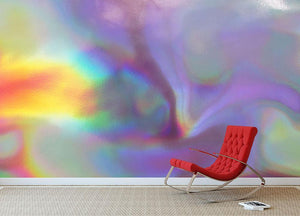 Holographic texture 2 Wall Mural Wallpaper - Canvas Art Rocks - 2