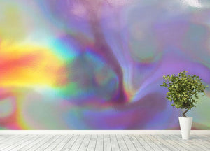 Holographic texture 2 Wall Mural Wallpaper - Canvas Art Rocks - 4