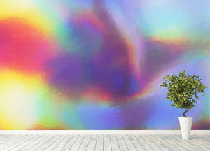 Holographic texture Wall Mural Wallpaper - Canvas Art Rocks - 4