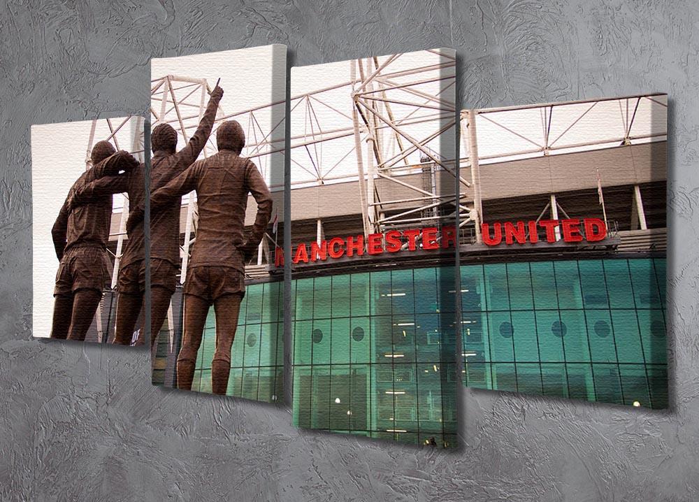 Holy Trinity Old Trafford 4 Split Panel Canvas - Canvas Art Rocks - 2