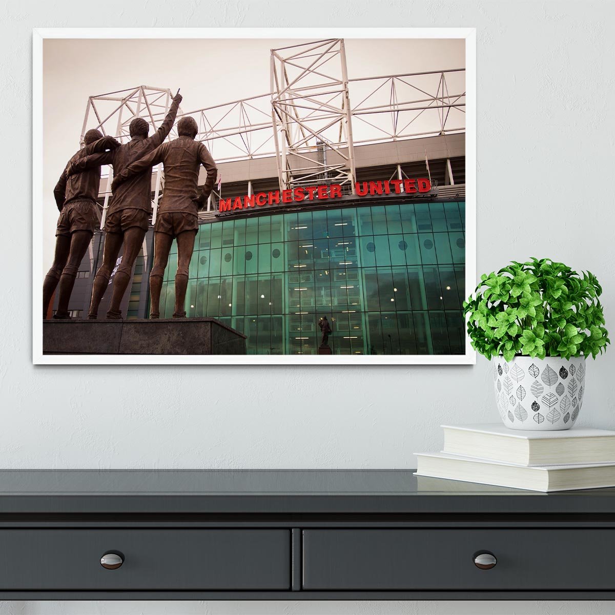 Holy Trinity Old Trafford Framed Print - Canvas Art Rocks -6