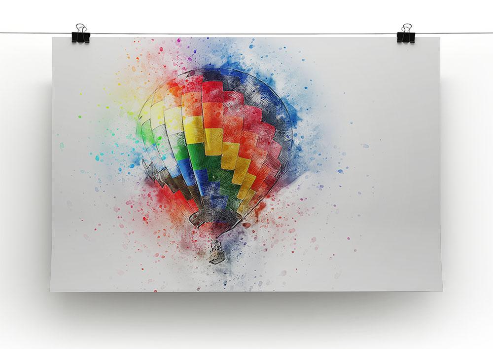 Hot Air Ballon Splash Canvas Print or Poster - Canvas Art Rocks - 2