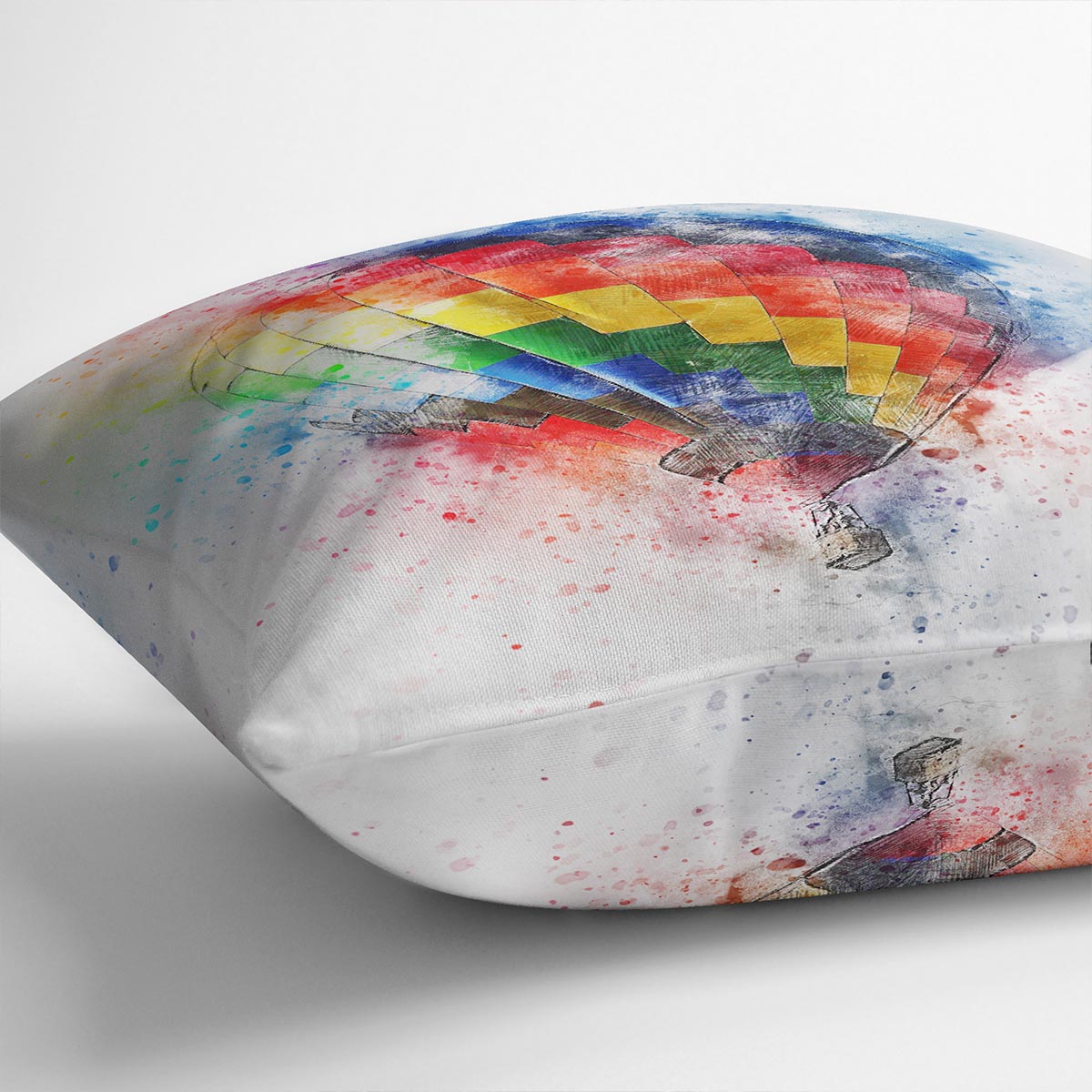 Hot Air Ballon Splash Cushion
