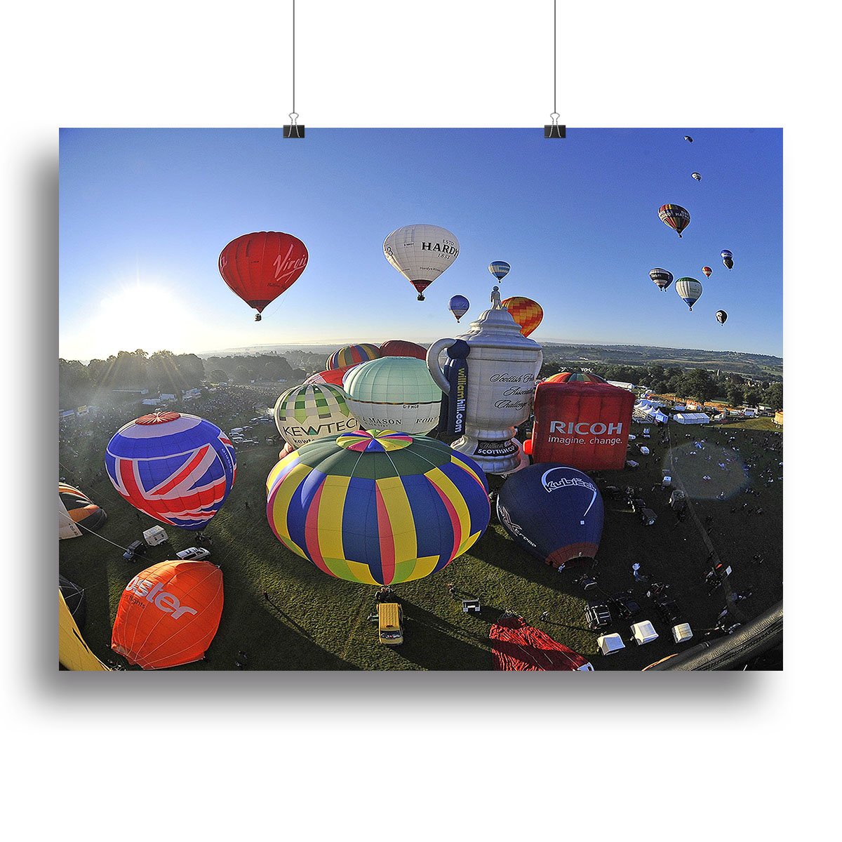 Hot Air Balloons Bristol Canvas Print or Poster