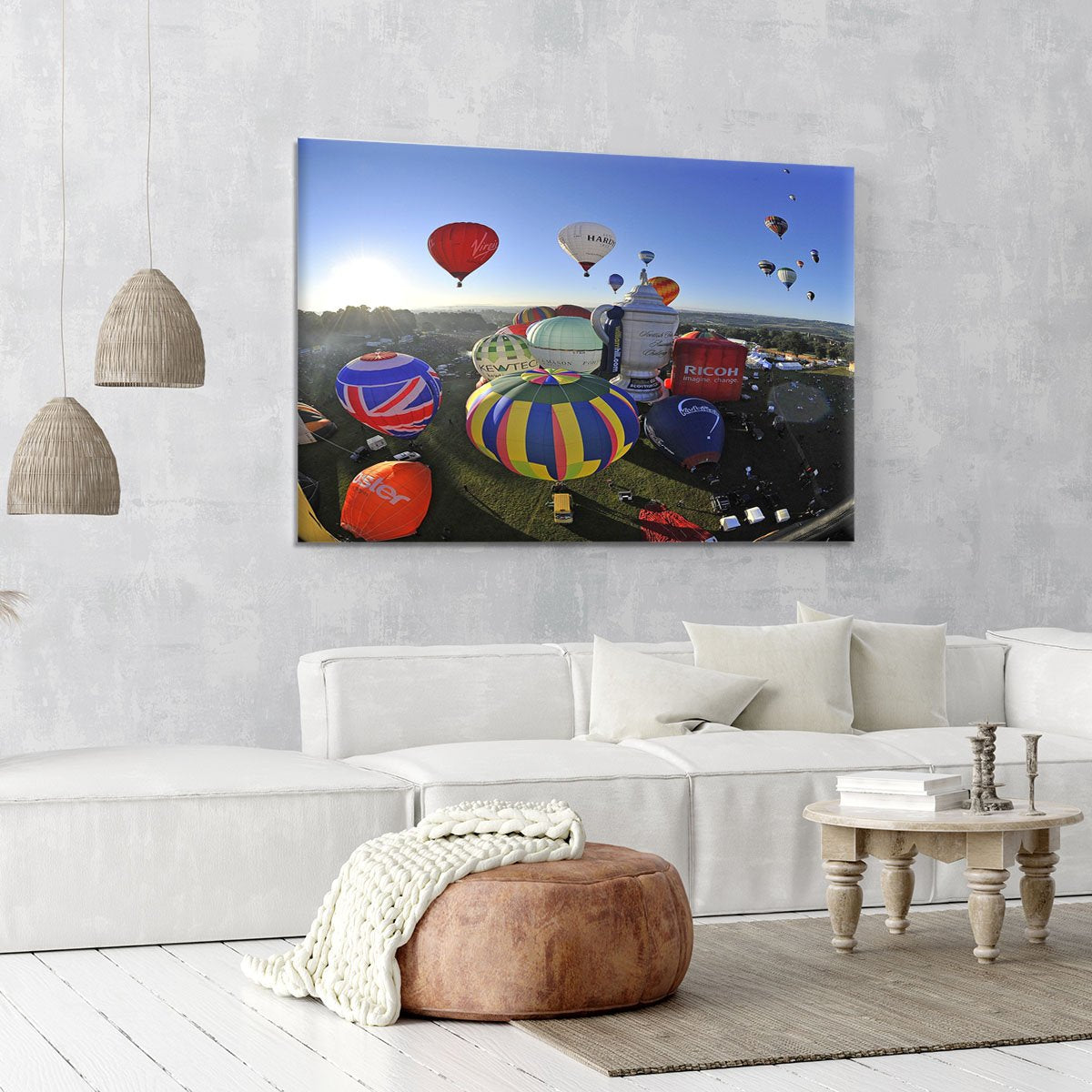 Hot Air Balloons Bristol Canvas Print or Poster