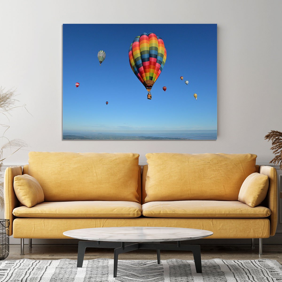 Hot Air Balloons in the sky Canvas Print or Poster