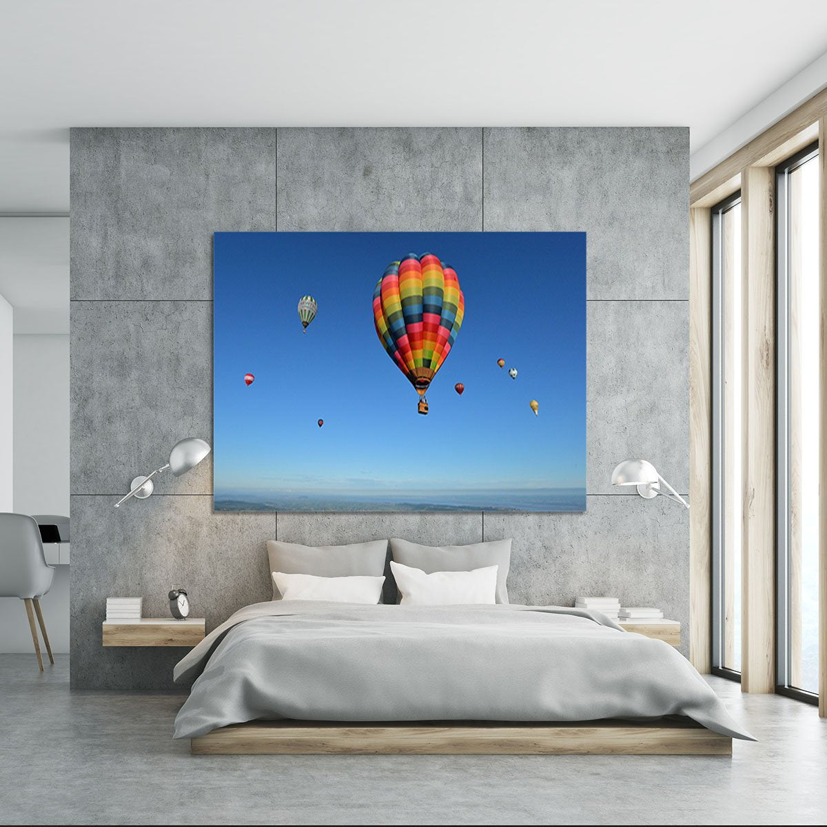 Hot Air Balloons in the sky Canvas Print or Poster