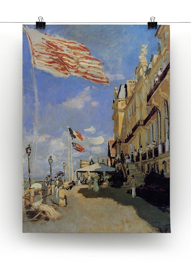 Hotel de Roches Noires a Trouville by Monet Canvas Print & Poster - Canvas Art Rocks - 2