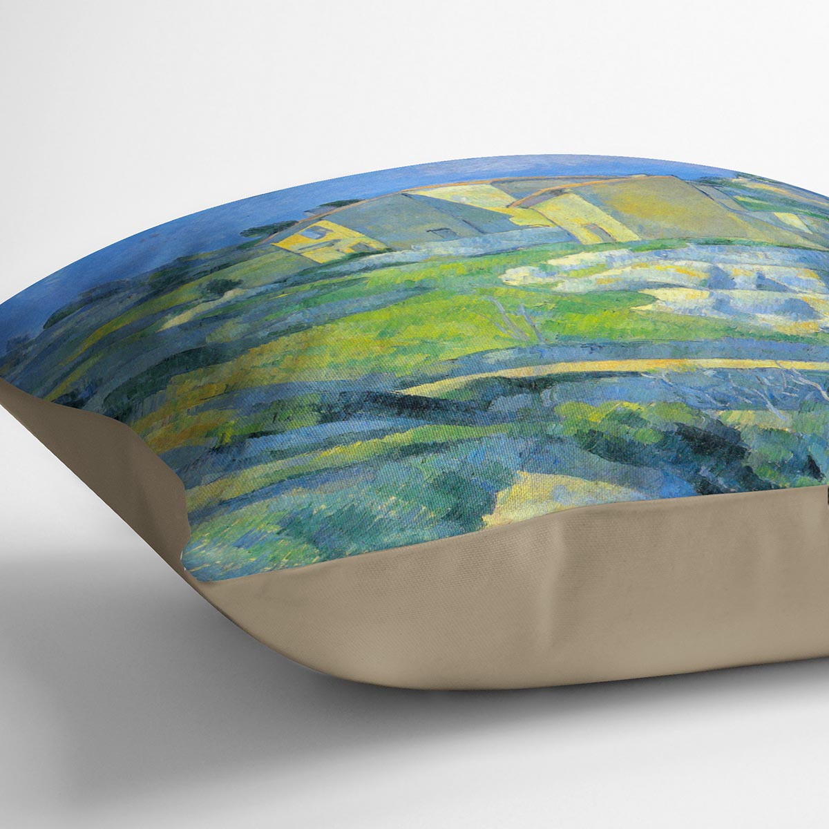 House in the Provence by Cezanne Cushion - Canvas Art Rocks - 2
