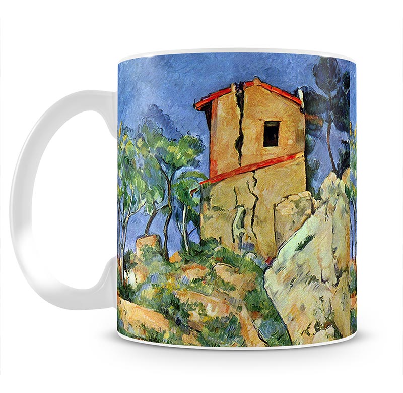 House with Walls by Cezanne Mug - Canvas Art Rocks - 1