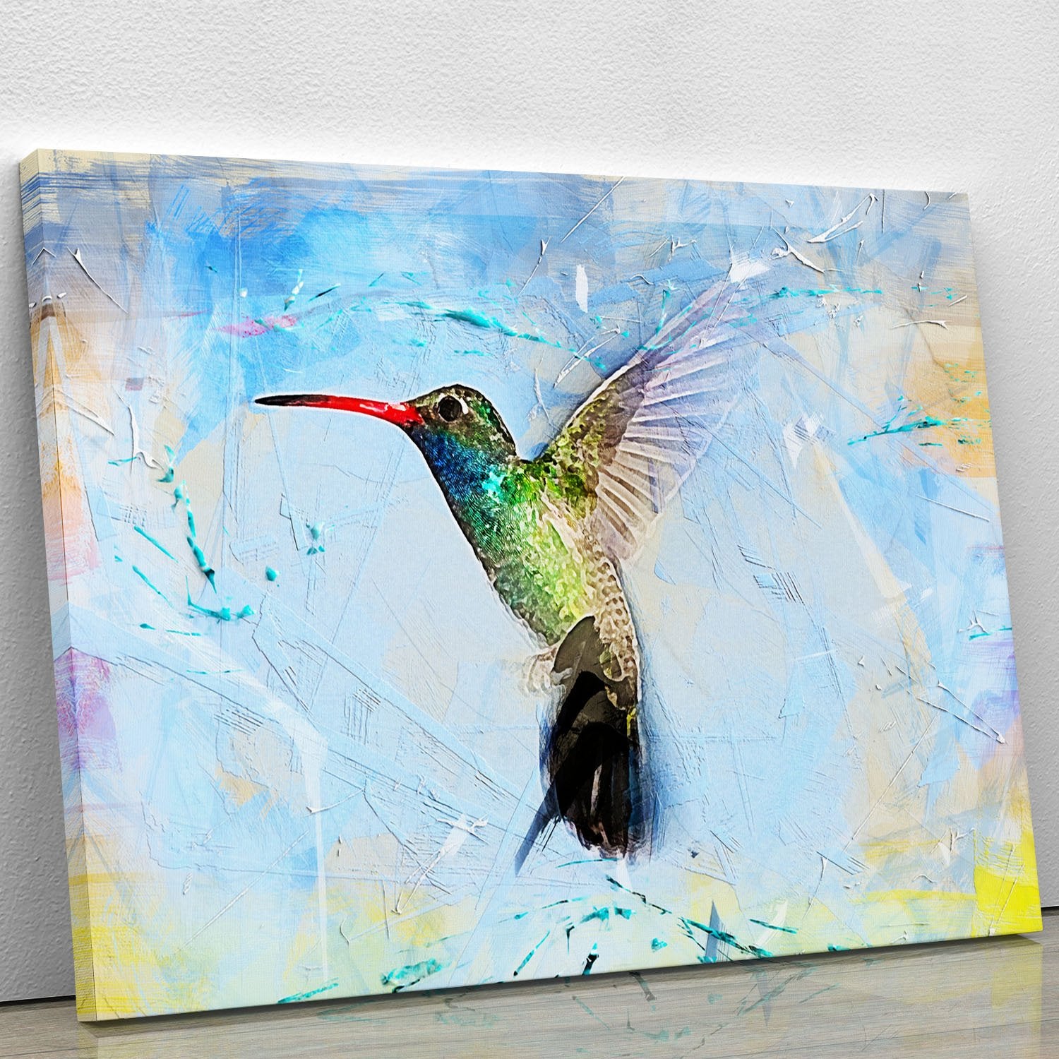 Humming Bird Painting Canvas Print or Poster