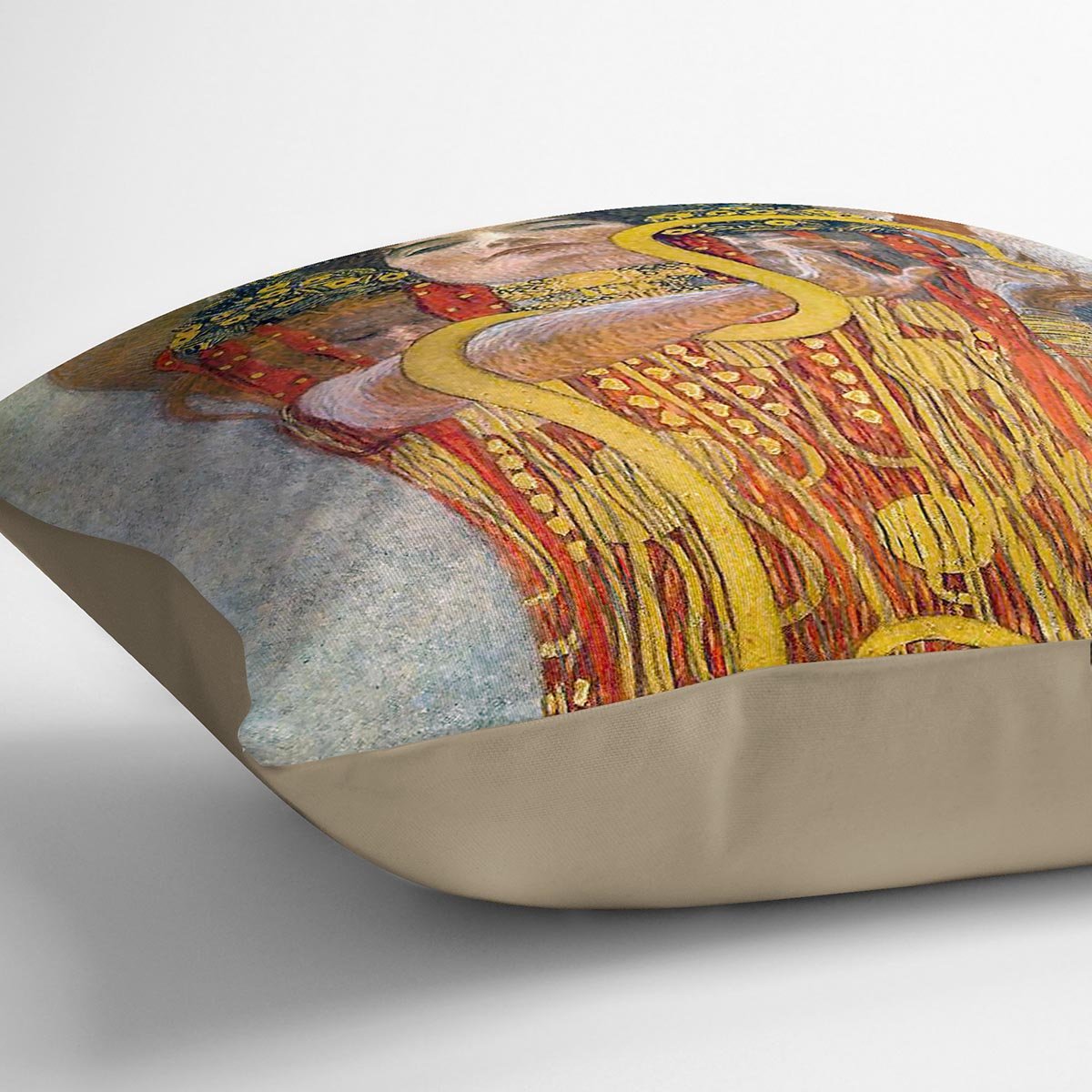 Hygeia by Klimt Throw Pillow