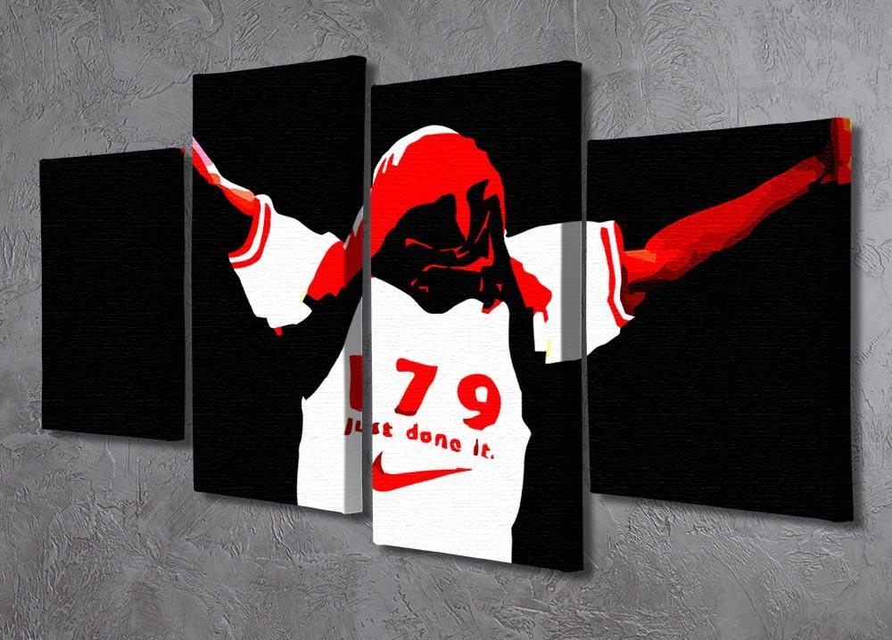 Ian Wright 4 Split Panel Canvas - Canvas Art Rocks - 2