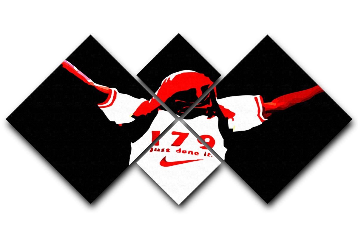 Ian Wright 4 Square Multi Panel Canvas  - Canvas Art Rocks - 1