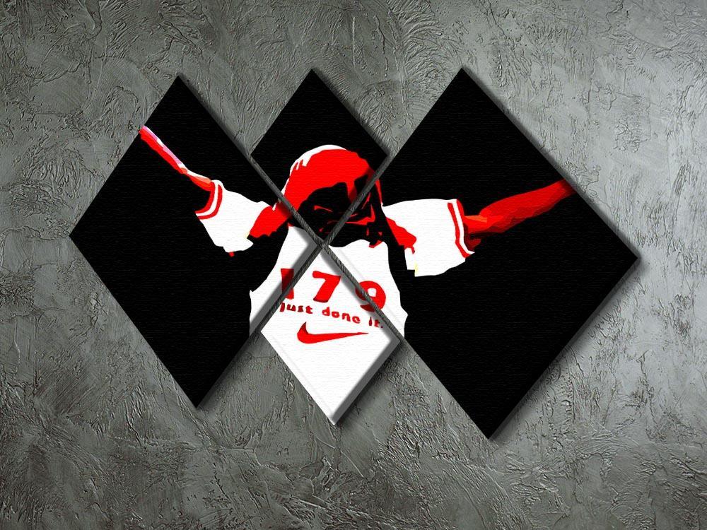 Ian Wright 4 Square Multi Panel Canvas - Canvas Art Rocks - 2