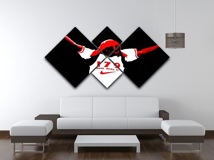 Ian Wright 4 Square Multi Panel Canvas - Canvas Art Rocks - 3