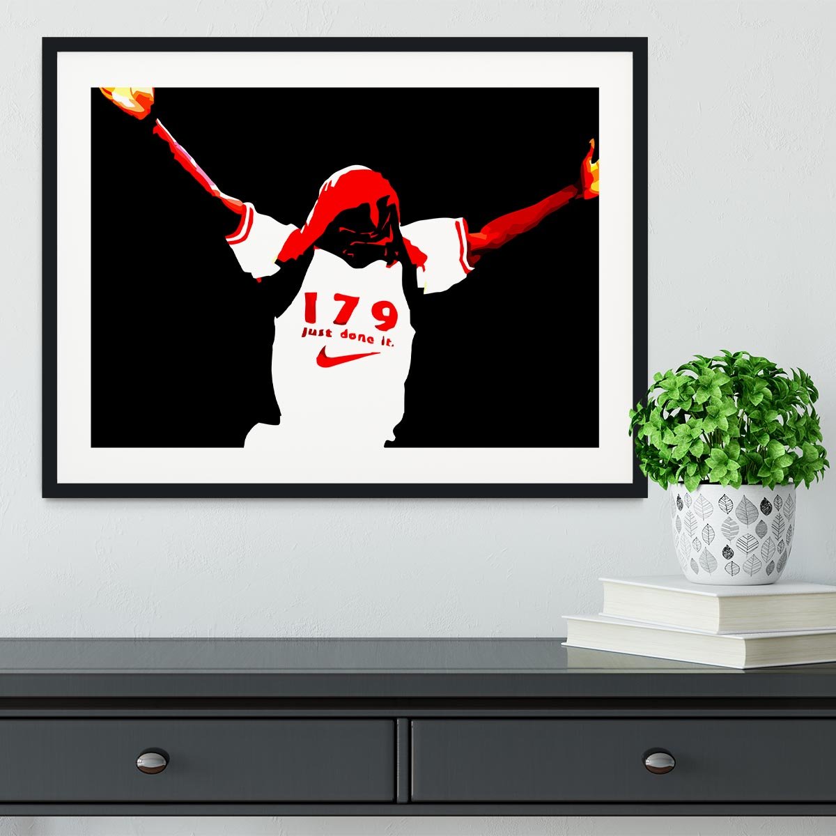 Ian Wright Framed Print - Canvas Art Rocks - 1