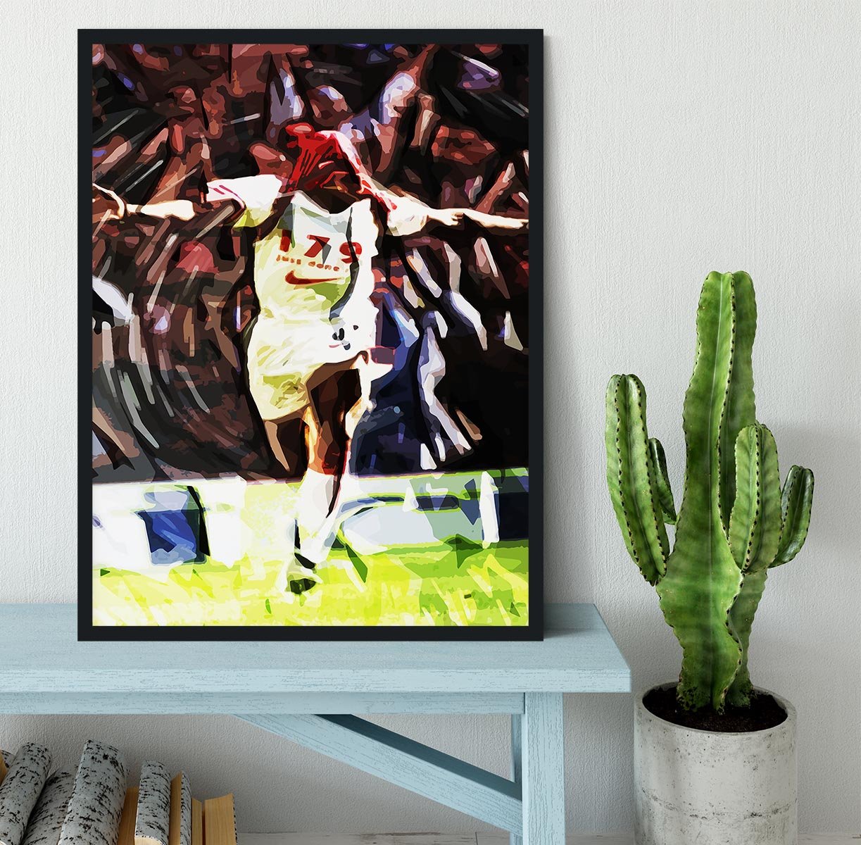 Ian Wright Just Done It Framed Print - Canvas Art Rocks - 2