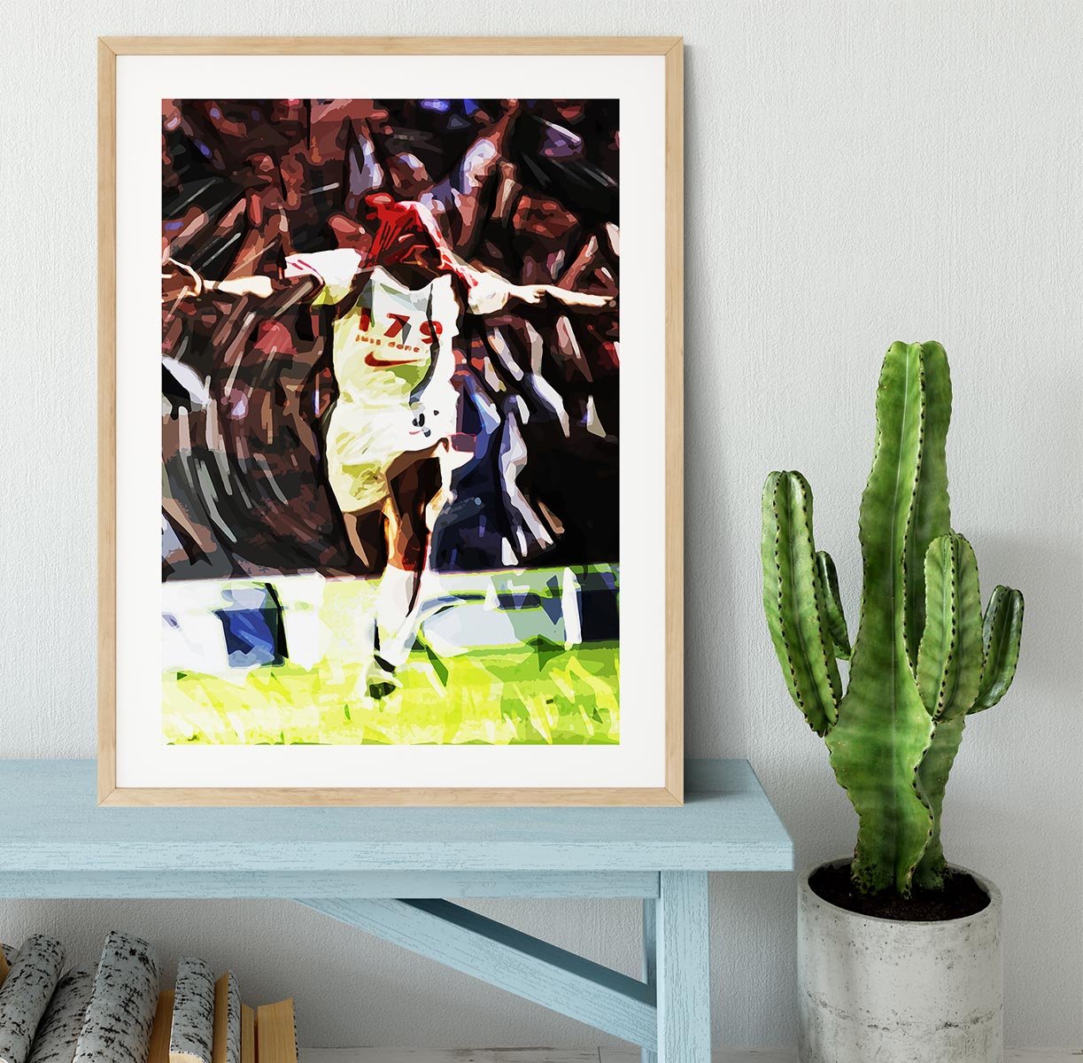 Ian Wright Just Done It Framed Print - Canvas Art Rocks - 3