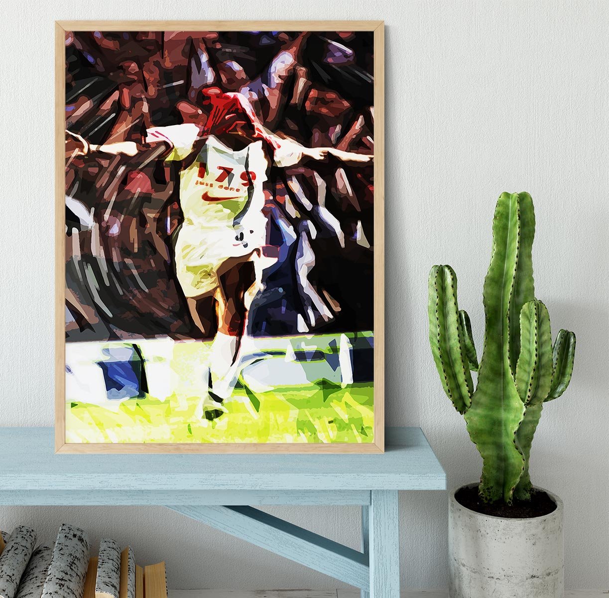 Ian Wright Just Done It Framed Print - Canvas Art Rocks - 4