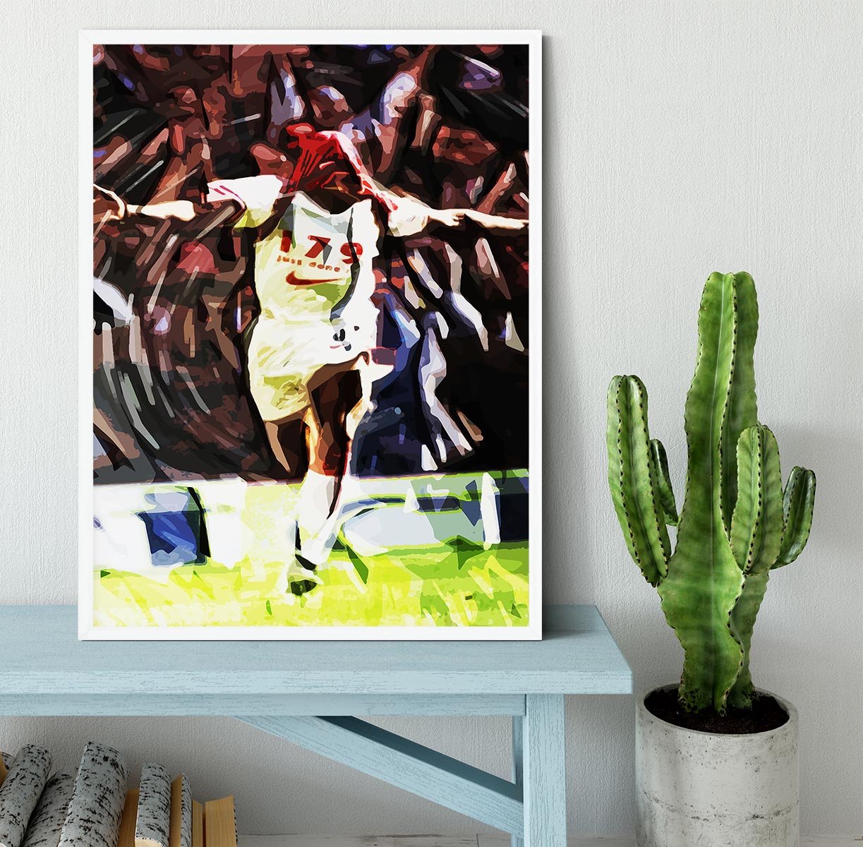 Ian Wright Just Done It Framed Print - Canvas Art Rocks -6