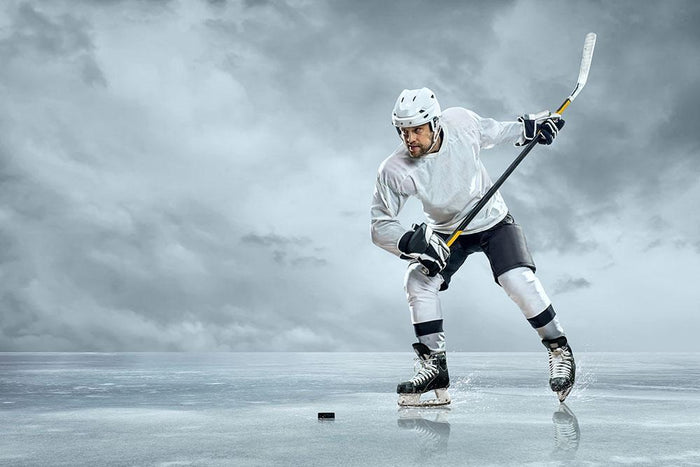 Ice hockey player Wall Mural Wallpaper