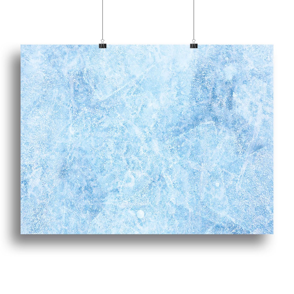 Ice of Baikal lake Canvas Print or Poster