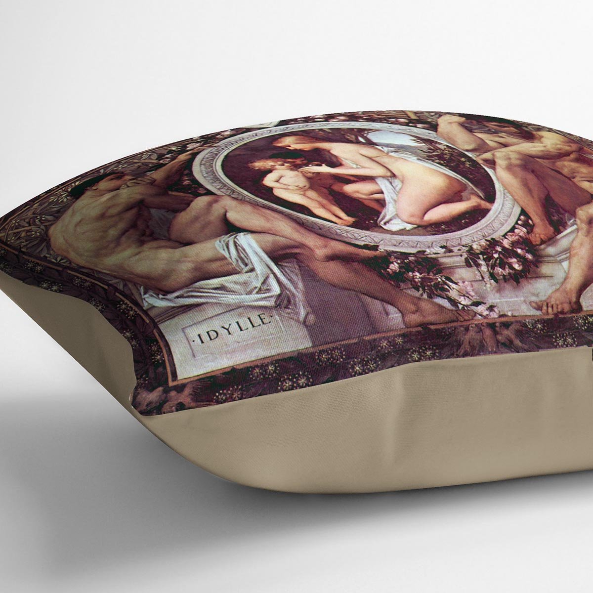 Idyll by Klimt Throw Pillow