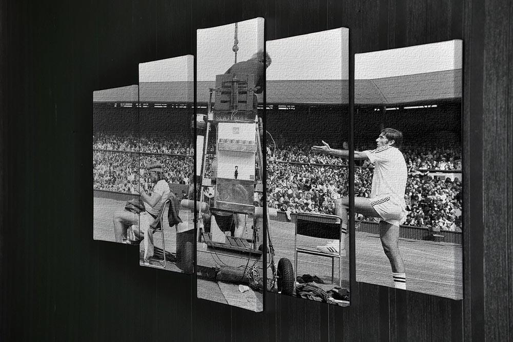 Ilie Nastase argues with the umpire 5 Split Panel Canvas - Canvas Art Rocks - 2