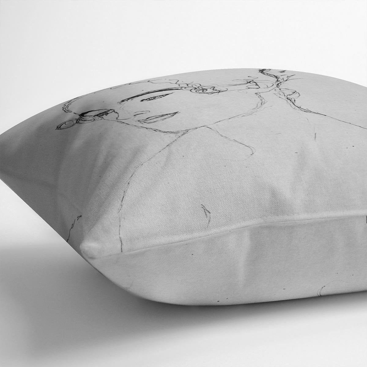Image of a girl by Klimt Throw Pillow